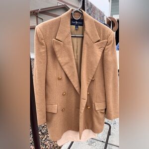 100% Camel Hair Ralph Lauren Coat